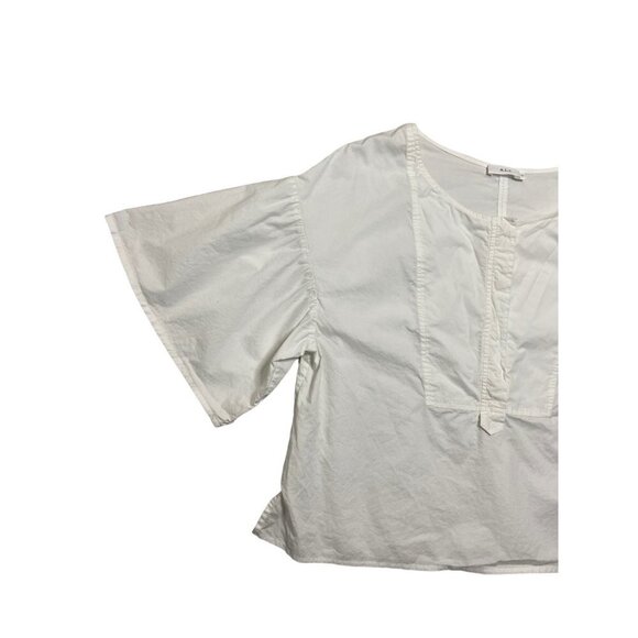 A.L.C. Kyrie White Cotton Top-sz 10 - Picture 10 of 12